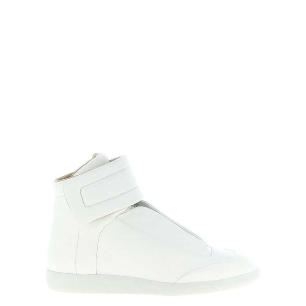 Maison Margiela White Calfskin High Top Men's Sneakers